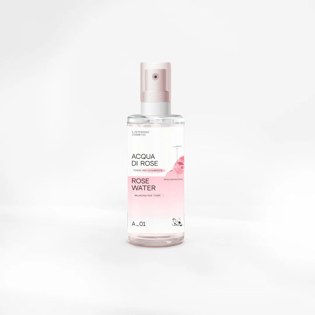 Acqua di Rose - Tonico Viso Riequilibrante - Il Pettirosso Cosmetici