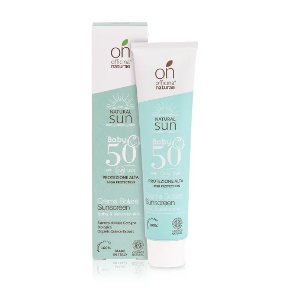 Baby Crema Solare SPF50 - Protezione Alta - Officina Naturae