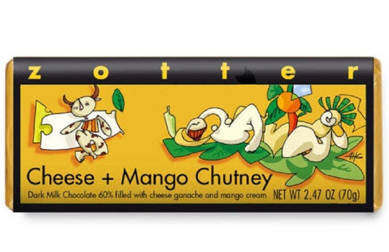 Milk Chocolate with Cheese and Mango