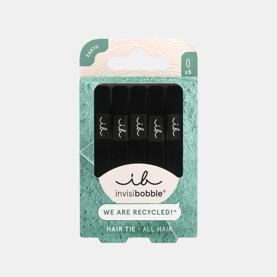 Seamless Hair Ties - Black 5pcs