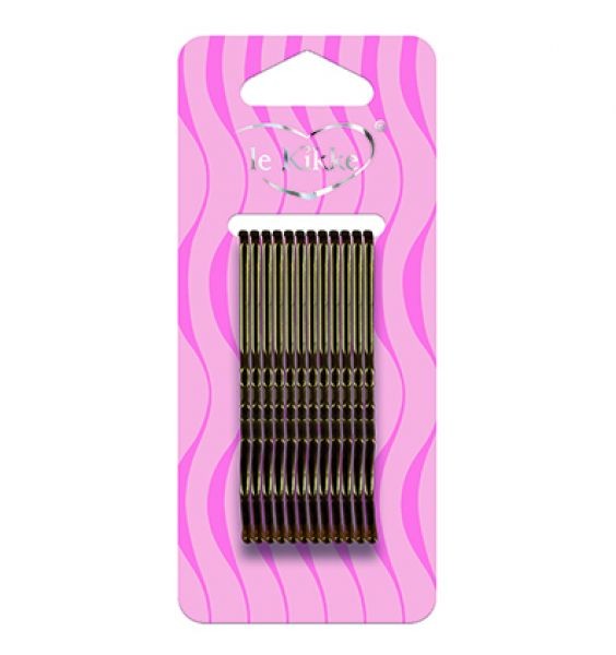 Hairpins 12 pcs - Brown