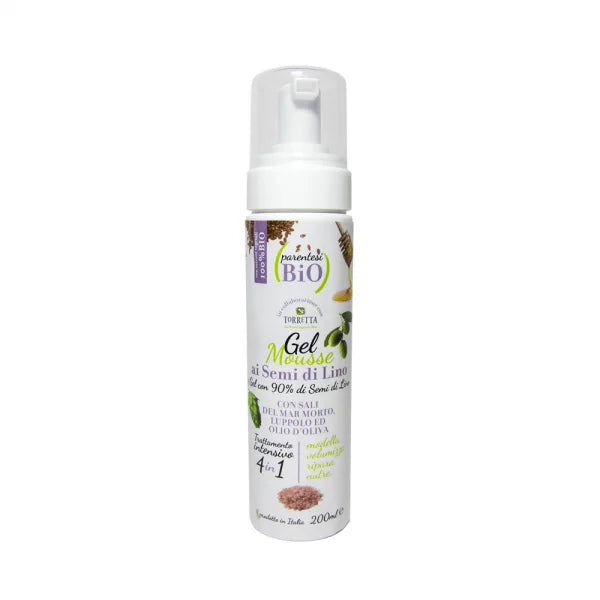 Gel Mousse con ai Semi di Lino 100 ml - Parentesi Bio