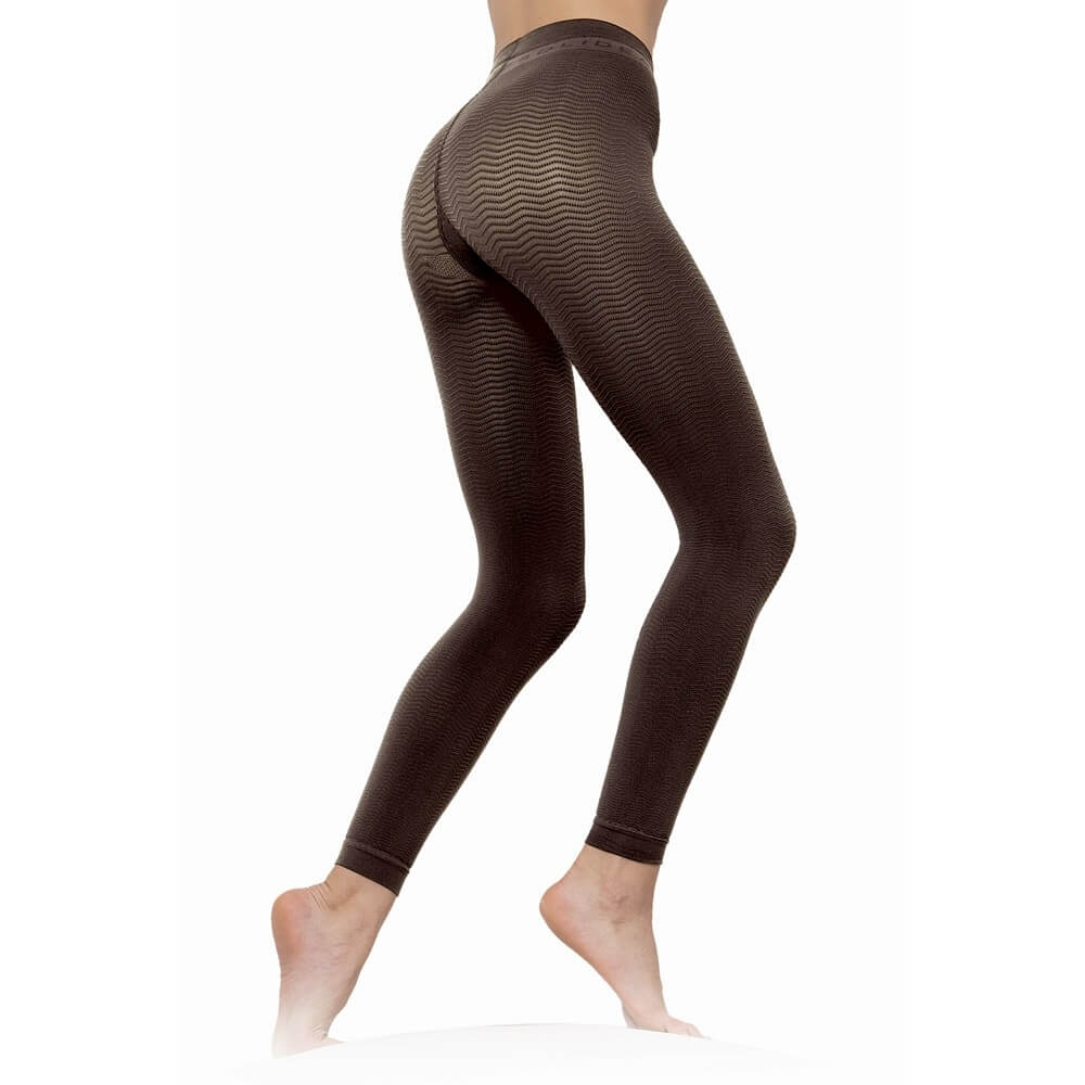Leggings micro-massage Anti-cellulite Noir-taille 6 XXL