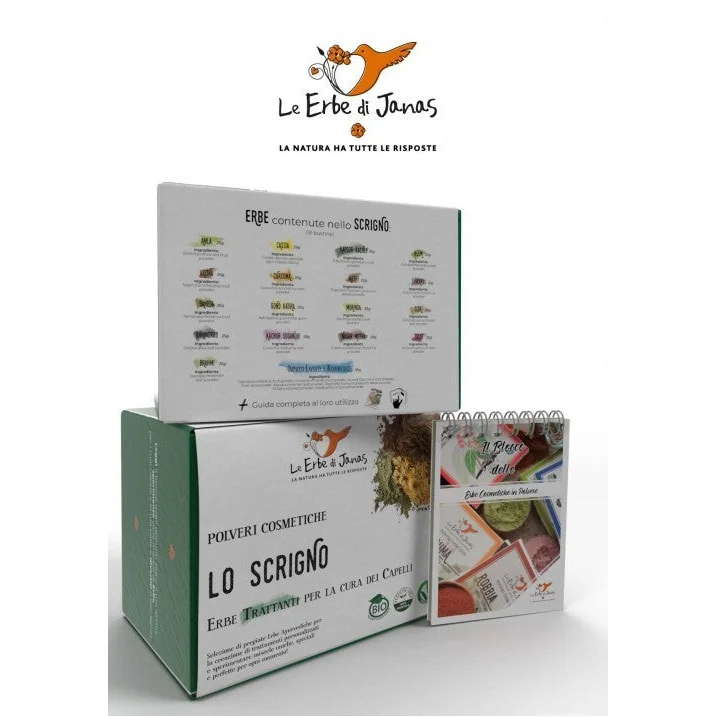 Lo Scrigno ’Erbe Trattanti’ per Capelli - Le Erbe di Janas