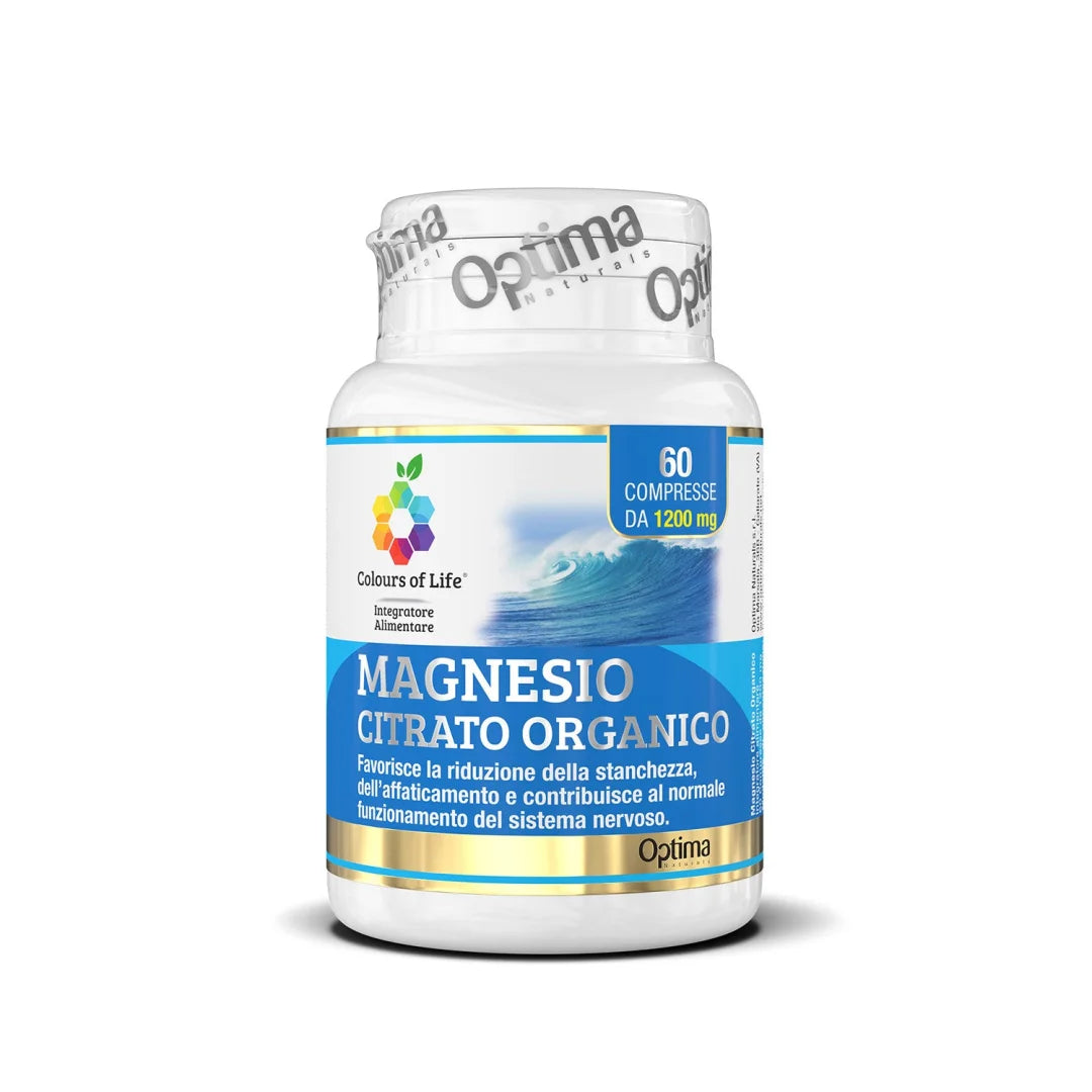 Magnesio Citrato - Integratore per stanchezza ed affaticamento - Optima Naturals