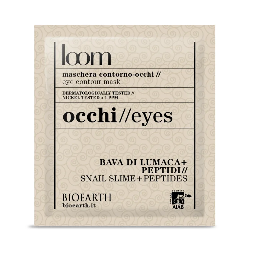 Maschera Contorno Occhi alla Bava di Lumaca e Peptidi - Bioearth