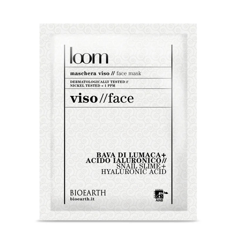 Maschera Viso alla Bava di Lumaca ed Acido Jaluronico - Bioearth