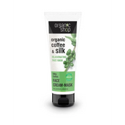 Maschera Viso Rivitalizzante Caffè e Proteine della Seta - Organic Shop