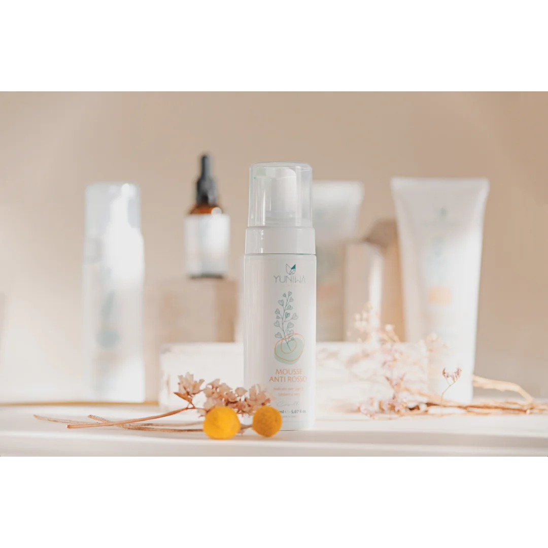 Mousse Capelli Anti-Rosso - Yuniwa Cosmetics