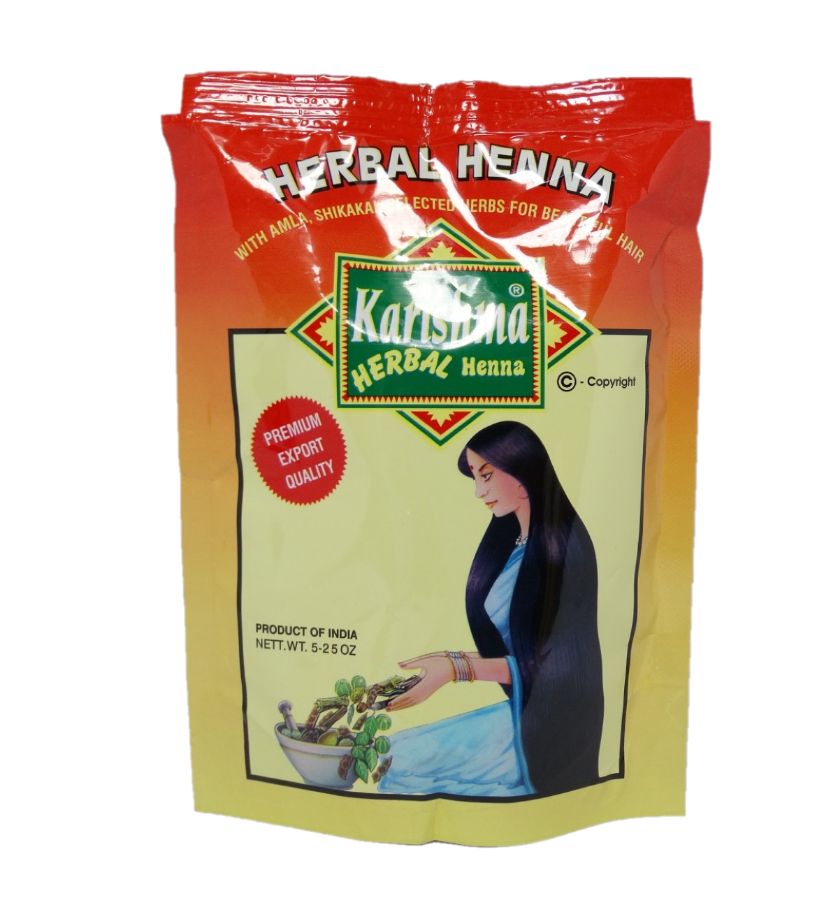 Pura Polvere di Hennè con Erbe Curative