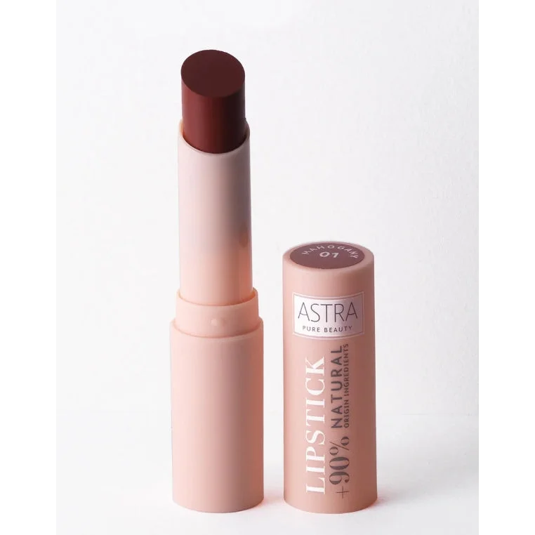 Rossetto Cremoso Semi Mat - 01 Mahogany - Astra Make-Up
