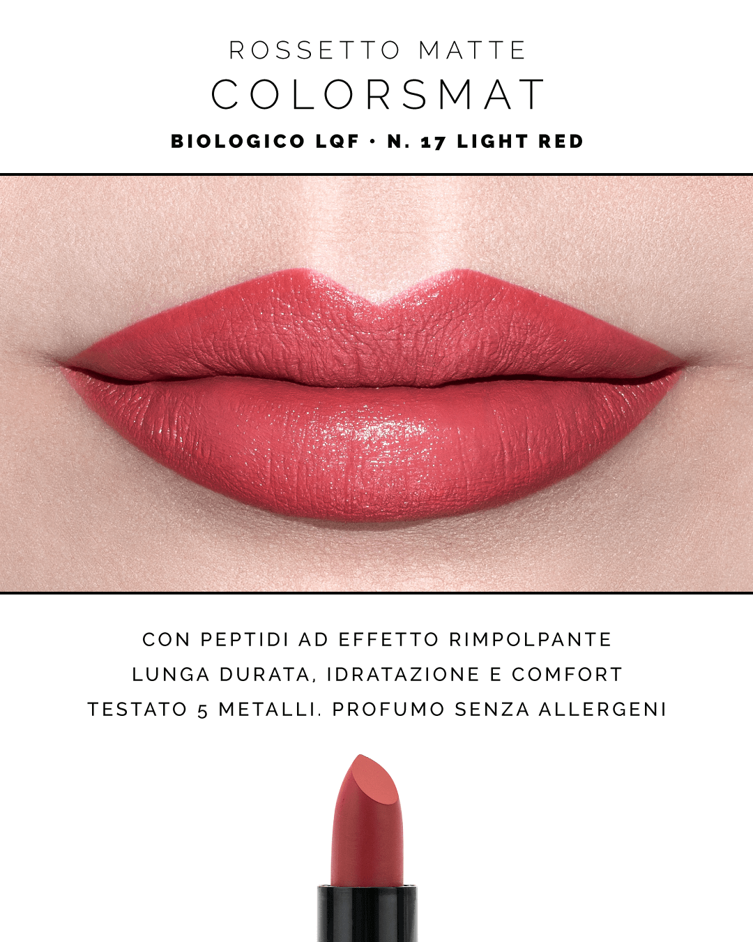 Plumping Effect Lipstick - Light Red