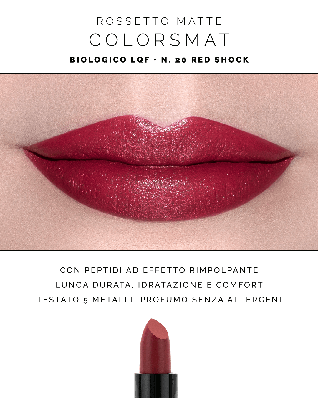Plumping Effect Lipstick - Red Shock