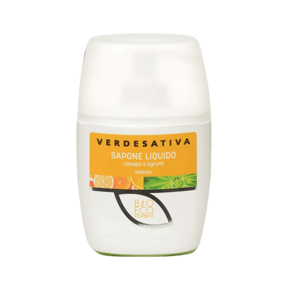 Citrus and hemp liquid soap