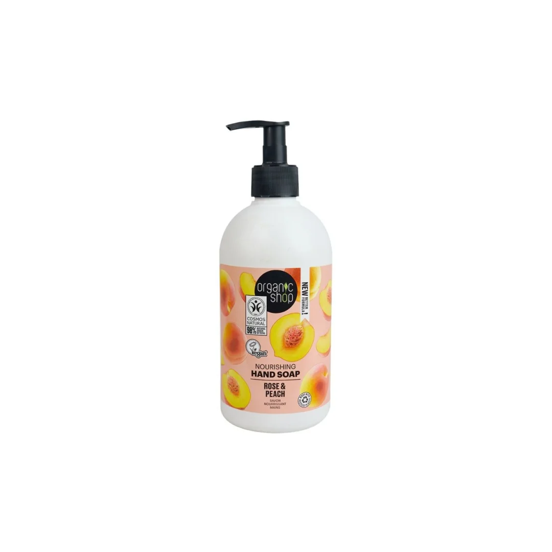 Sapone Mani Naturale alla Rosa e Pesca - Organic Shop