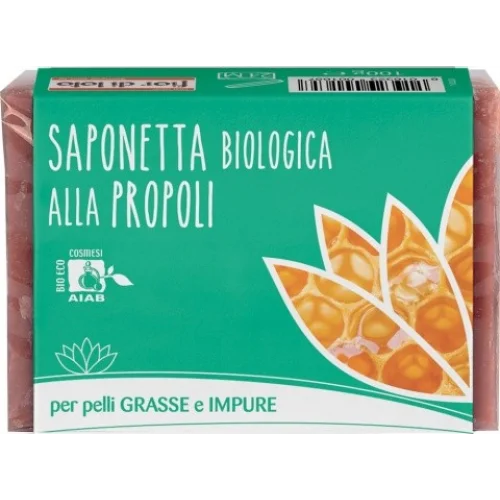 Saponetta alla Propoli per Pelli Grasse e Impure - Fior di Loto