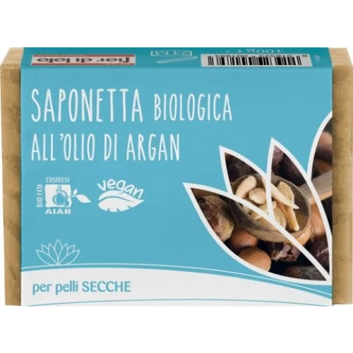 Saponetta all’Olio di Argan per Pelli Secche - Fior Loto