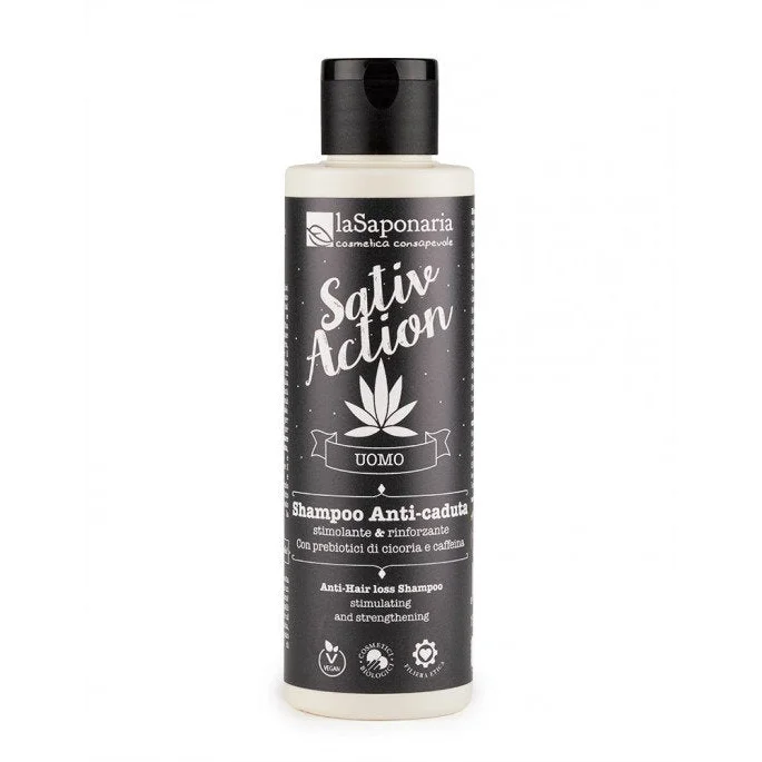 Sativaction - Shampoo Anticaduta e Rinforzante - La Saponaria