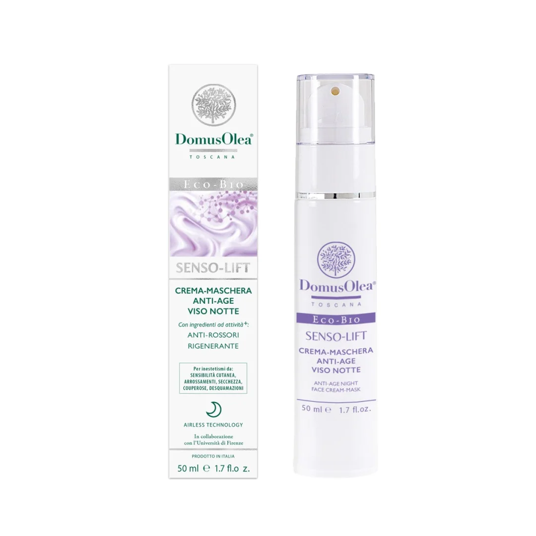 Senso Lift Crema Maschera Anti-age Viso Notte - Domus Olea Toscana