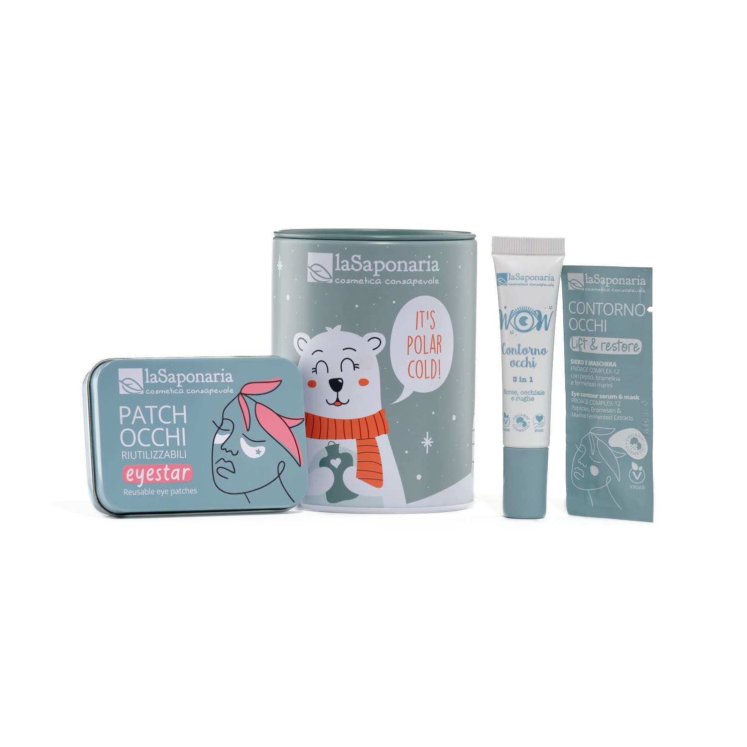 Polar Bear Money Box Gift Set - Face Kit