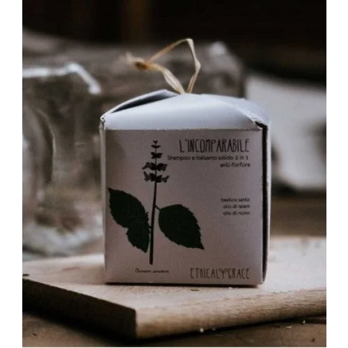 Shampoo e Balsamo Solido 2 in 1 Antiforfora - L’Incomparabile - Ethical Grace