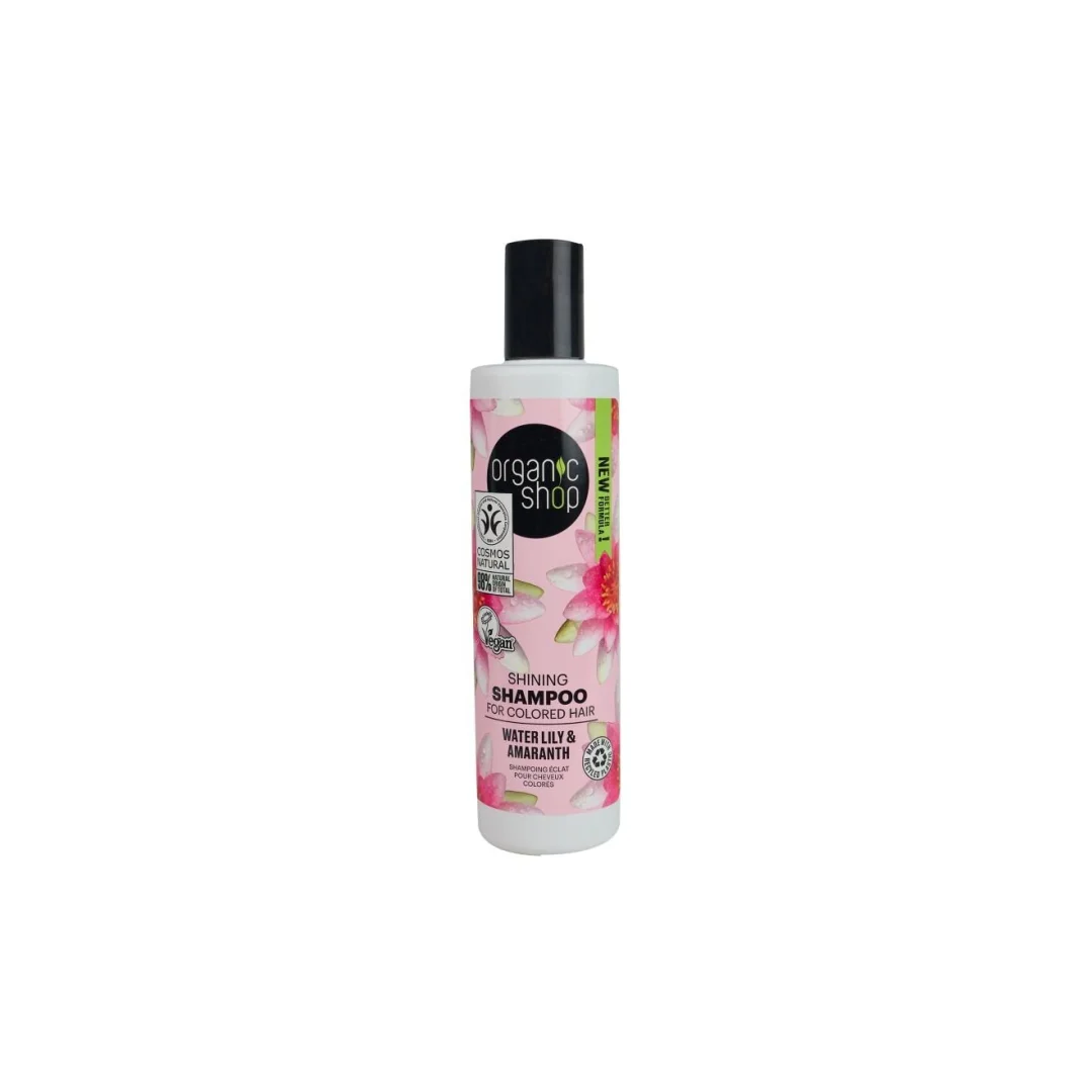 Shampoo Illuminante Capelli Colorati Ninfea e Amaranto - Organic Shop
