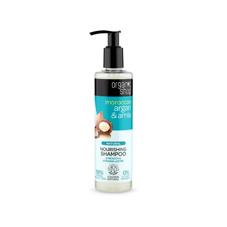 Shampoo Nutriente con Olio di Argan ed Amla - Organic Shop