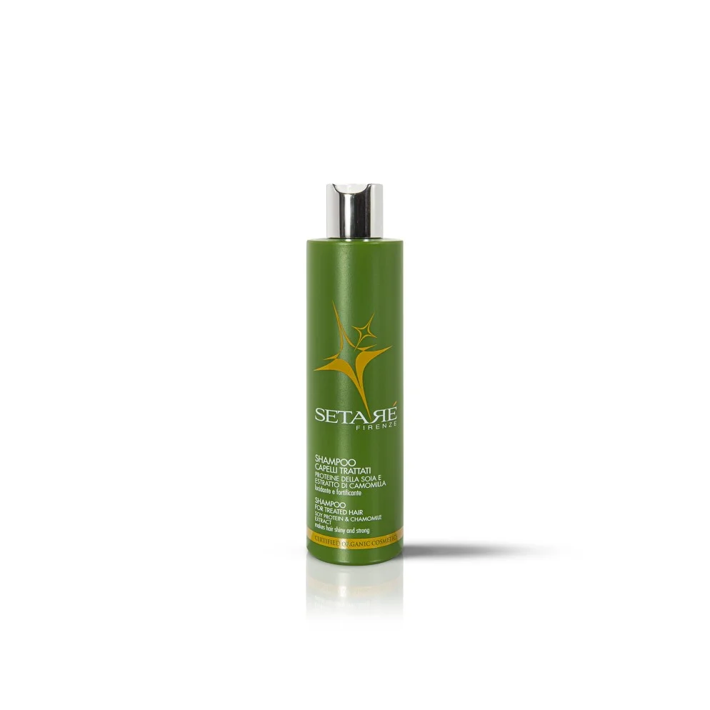 Shampoo per capelli trattati alle proteine della soia - Setarè