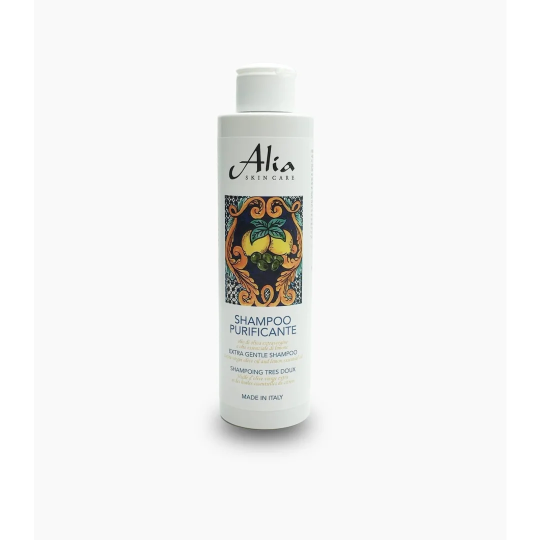 Shampoo Purificante con Olio di Oliva e Limone - Alia Skin Care