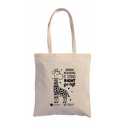 Shopper in Cotone - Giraffa - Gift Set Regalo Yumibio