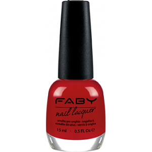Pure Red Nail Polish - Faby's Red