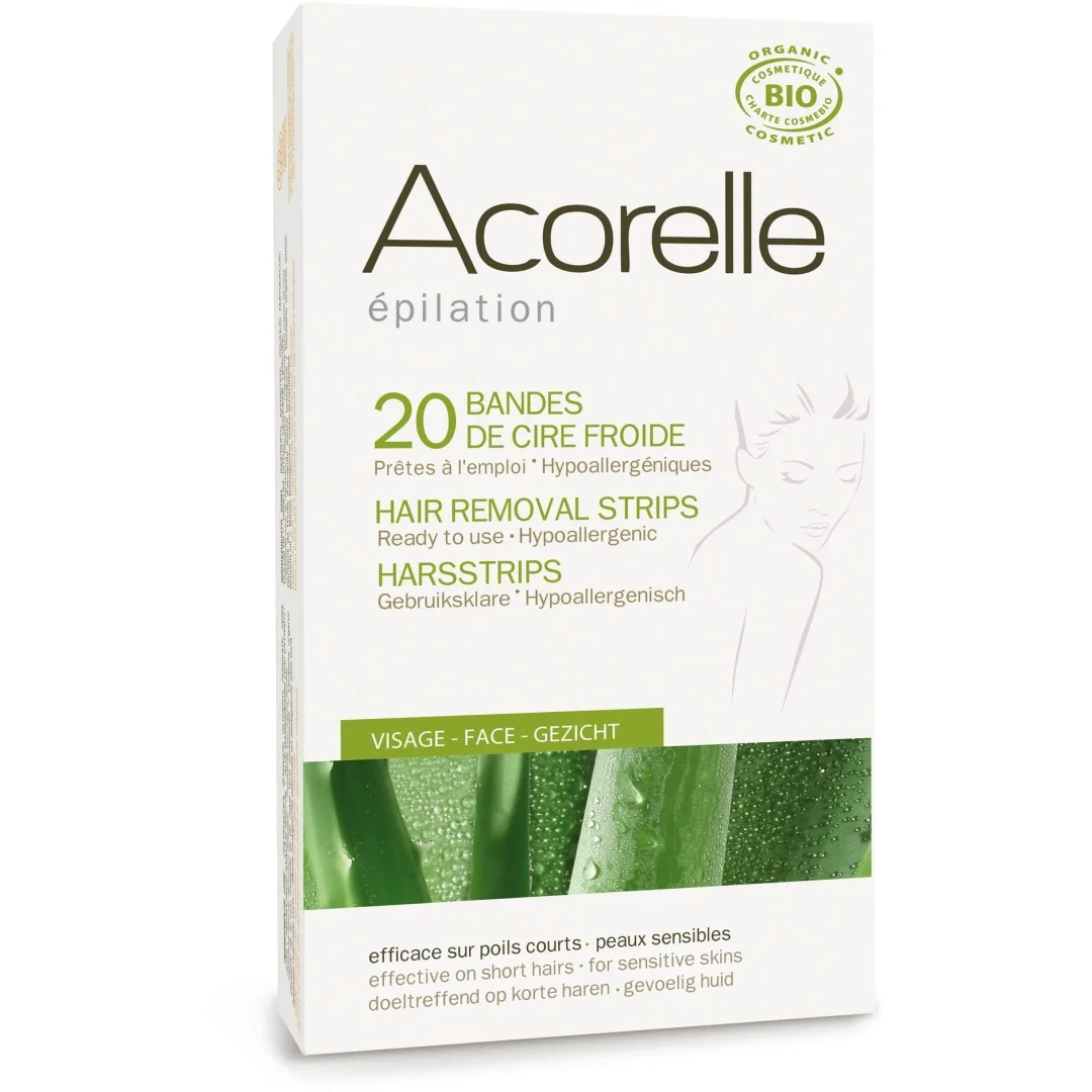 Strisce Depilatorie Viso con Aloe Vera - Acorelle