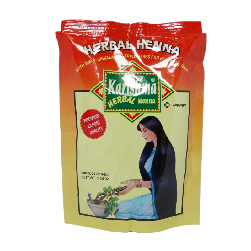 Pure Poudre de Henné avec des Herbes de Guérison Karishma Teint de légumes et de Henne   Disponible sur Yumibio.com