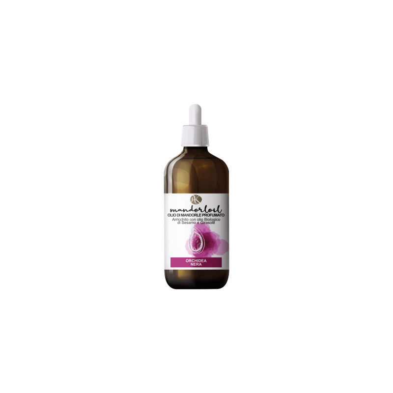 Alkemilla  Olio di Mandorle Biologico Profumato - Orchidea Nera  Oli e Burri