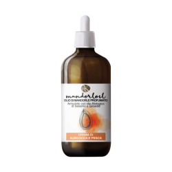 Bio huile d'Amande Parfumée à la Crème d'Abricot et de Pêche Alkemilla Les huiles et Beurres   Disponible sur Yumibio.com