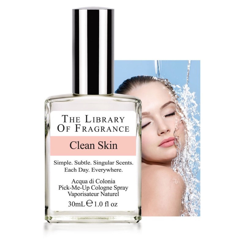 Natural Perfume - Clean Skin The Library of Fragrance Perfumes  Available on Yumibio.com