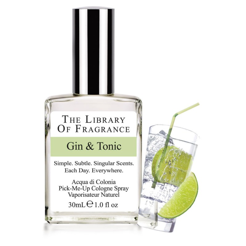 Natural Perfume - Gin & Tonic The Library of Fragrance Perfumes  Available on Yumibio.com