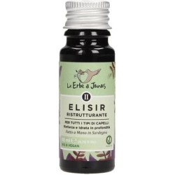 Elixir cheveux de Restructuration avec des Vitamines et des Minéraux dans le Jardin potager Le Erbe di Janas Les Lotions et l...