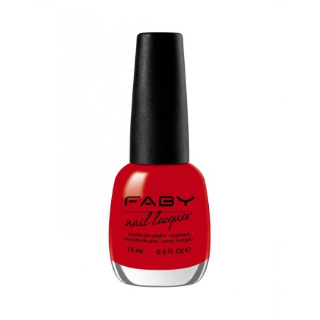 Enamel Signal Red - Sunset Faby Nails Enamels  Available on Yumibio.com