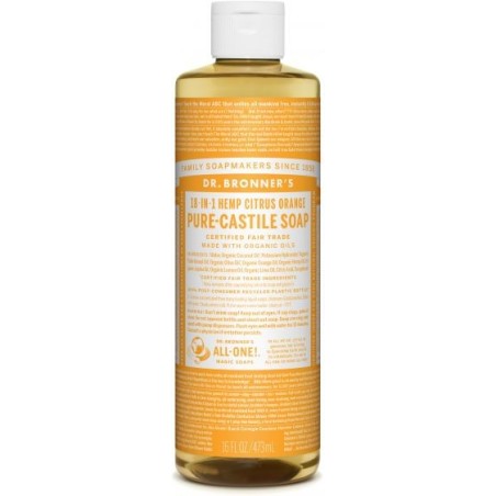 Savon Liquide Citron Dr Bronner's Savon   Disponible sur Yumibio.com