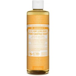 Liquid Soap Lemon Dr Bronner's Soap  Available on Yumibio.com
