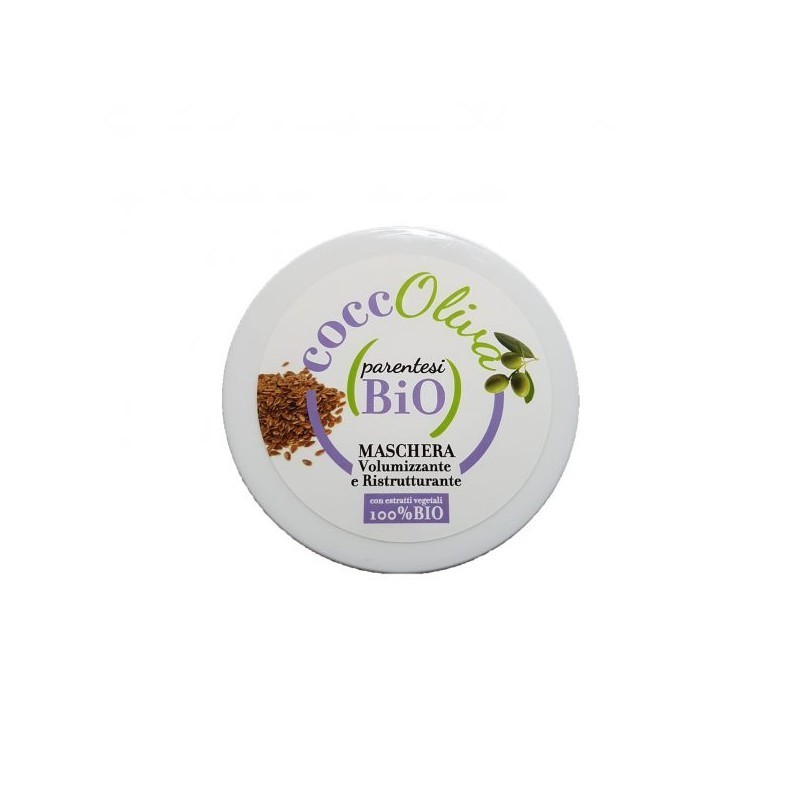 Mask for Hair Volumizing and Restructuring - Travel Size Parentesi Bio Masks  Available on Yumibio.com