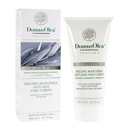 Domus Olea Toscana  Peeling Maschera Antiage Viso e Corpo  Scrub Viso