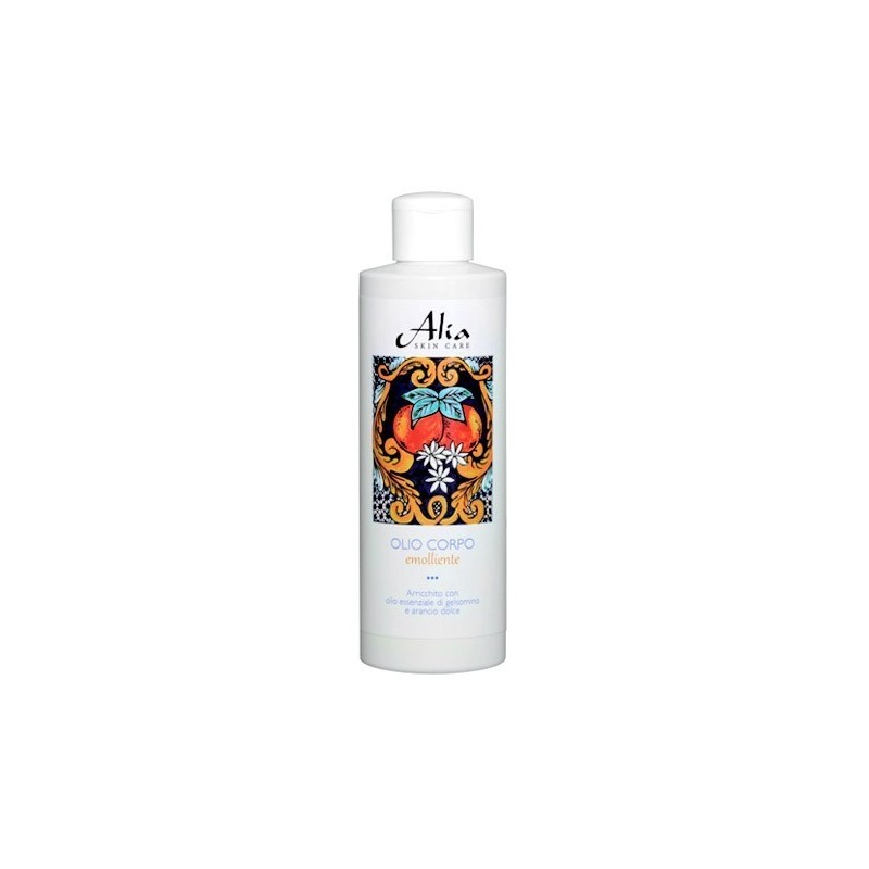 Alia Skin Care  Olio Corpo Emolliente al Gelsomino  Oli e Burri