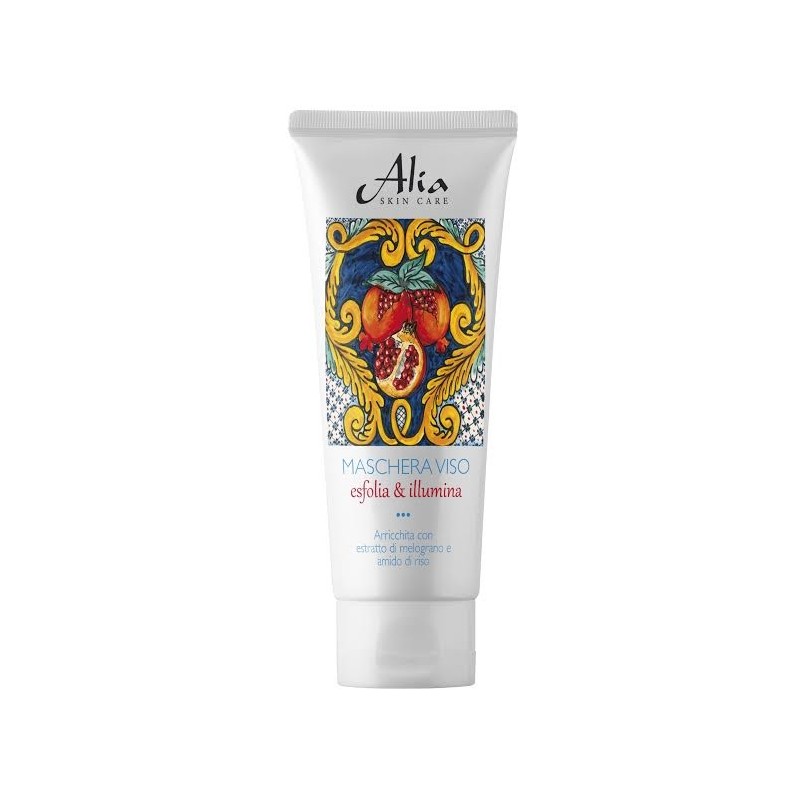 Alia Skin Care  Maschera Viso Esfoliante ed Illuminante  Maschere Viso