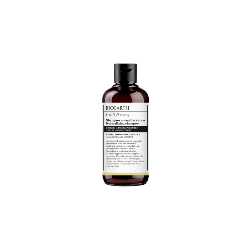 Bioearth  Shampoo Normalizzante - Hair 2.0  Shampoo bio capelli grassi