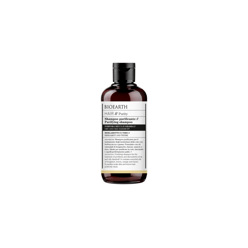 Shampooing Purifiant Anti-Pelliculaire - Cheveux 2.0 Bioearth Shampooing   Disponible sur Yumibio.com