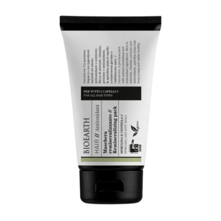 Mask Re-Mineralizing - Hair 2.0 Bioearth Masks  Available on Yumibio.com