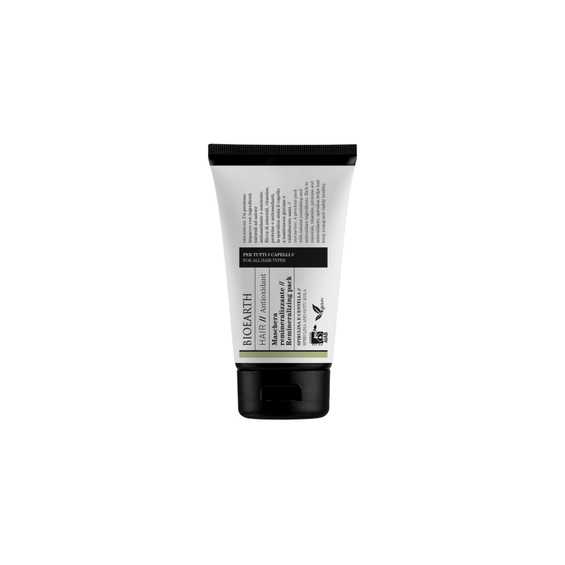 Mask Re-Mineralizing - Hair 2.0 Bioearth Masks  Available on Yumibio.com
