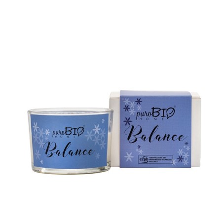 Scented Candle - Balance Purobio Aromatherapy and Fragrances  Available on Yumibio.com